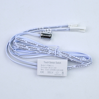 Interrupteur à capteur de lumière LED intelligent SHINECHIP 60W/100W à intensité variable tactile DC12V-24V pour armoire, contrôle individuel, induction 5A