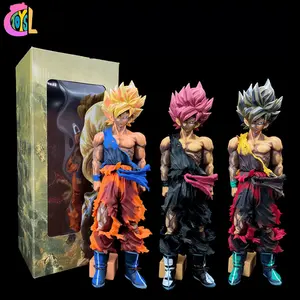 Figures Son Goku 33cm Dragon Balls Z Anime Super Saiyan Action Figma Model Doll Brinquedos Decor Home Xmas Gift Collector Toy