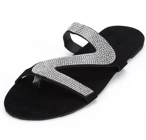 Scarpe Casual da <span class=keywords><strong>donna</strong></span> con strass scarpe da spiaggia basse casual infradito di <span class=keywords><strong>grandi</strong></span> dimensioni per <span class=keywords><strong>donna</strong></span> <span class=keywords><strong>taglie</strong></span> forti <span class=keywords><strong>sandali</strong></span> da <span class=keywords><strong>donna</strong></span> - Product Image 6