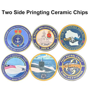 Chip da Gioco Personalizzato con Codice QR 56*5.5mm 26G, Stampa su Due Lati per Casinò, Design Personalizzato per <span class=keywords><strong>Regali</strong></span> Personali - Product Image 2