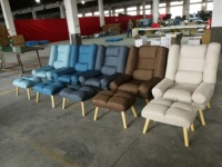 Chaises inclinables de sofa paresseux de fauteuil de tissu de vente chaude pour la chaise d'allaitement de salon