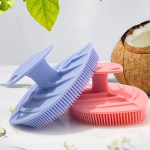 Leaf-Shaped Silicone Facial Cleansing Brush Manual Face <b>Scrubber</b> Exfoliating Pore Cleanser Portable Skin Care Tool - Product Image 1