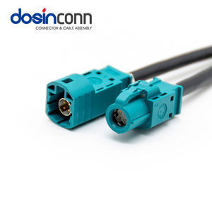 Câble coaxial HSD Z <span class=keywords><strong>Code</strong></span> bleu marine mâle vers prise femelle HSD avec câble coaxial RG174 50 ohms pour faisceau de câblage automobile 6 GHz - Product Image 2