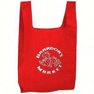 Custom Carry Wholesale Non Woven Tote Bag Promotion Foldable Eco Recycle Grocery <b>Printed</b> Reusable Customized logo Shopping Bags - Product Image 3