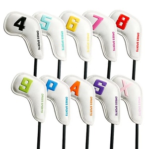 Fundas Protectoras para Palos de Golf de Cuero PU Blanco Personalizadas por el Fabricante, Fundas de Primera Calidad - Product Image 1