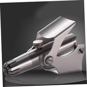 Tondeuse à poils de nez en alliage d'argent, tête de coupe pratique, ciseaux pour une coupe manuelle, pour usage domestique, automobile et de garage - Product Image 3