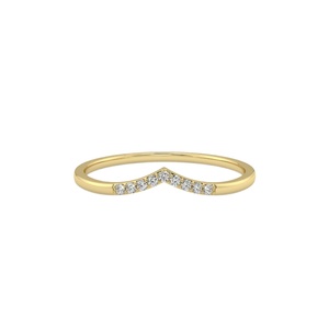 Anillo de Diamante Cultivado en Laboratorio con Certificación IGI en Oro Sólido de 18K en Forma de V, CVD HPHT, Joyería de Compromiso y Boda - Product Image 3