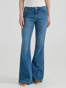 New <strong>Women's</strong> High-Waisted <strong>Stretch</strong> Slim-Fit Denim <strong>Jeans</strong> for Autumn Tapered Flare <strong>with</strong> Elegant Temperament Cotton Embroidered - Product Image 4