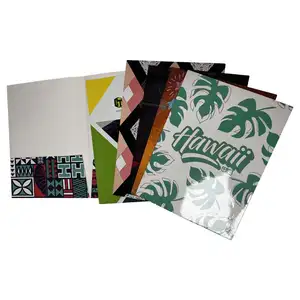 Menu Folder Paper Pockets Expanding A4 Size File Transparent Plastic Cover Floral Print Assorted Luxurious Folders