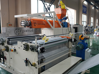 Pansatec Factory Best Selling Automatic Bubbles Wrap Maker Máquina extruida Diseño de un solo tornillo Core PLC para película de hoja de PE