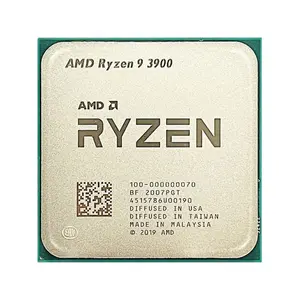 R9 3900中央处理器AMD R'yzen 9 3900 3.1 GHz十二核24线程CPU处理器7NM R7 3700x R9 3900X 3950X插槽AM4