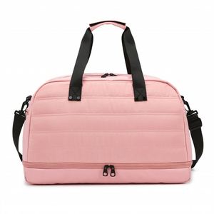 Sac de voyage souple personnalisé en gros avec compartiment à chaussures, sac de week-end unisexe pour le transport à l'étranger - Product Image 2