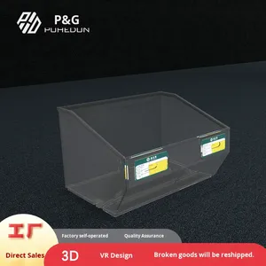 좋은 품질의 슈퍼마켓 투명 식품 박스 대용량 사탕 진열 박스 스낵 선반 플라스틱 박스 - Product Image 2