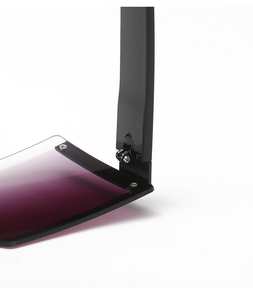 Siamese <b>Frameless</b> Gradient Sunglasses with Fashion Big <b>Frame</b> Easy to Wear - Product Image 3