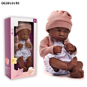 Muñeca reborn de silicona negra de 14 pulgadas para bebé, bebé real - Product Image 5