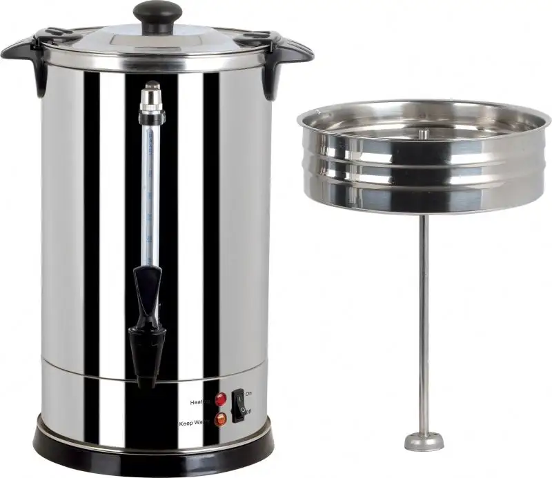 CE CB LFGB RoHS caliente de acero inoxidable dispensador de té de agua máquina percoladora de café percolador de café