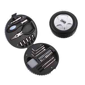 Juego de Herramientas Multiusos de 24 Piezas en Caja para Neumáticos, Personalizable y Confiable - Ideal para el Hogar y el Automóvil, Regalo Promocional Perfecto - Product Image 1