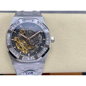 Super Quality Diving Waterproof Mechanical <b>Watch</b> 41mm Factory Movement Diamond <b>Skeleton</b> <b>Watch</b> white - Product Image 2