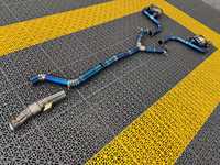 Sistema de Escape Catback CGW 3D Scan CNC Mold Fixture en Titanio Azul Quemado para Mercedes Benz AMG W206 C43 2.0T