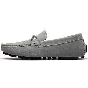 2026 Calçados Esportivos Masculinos Estilo Europeu Retrô com Plataforma, Mocassins Elegantes, Sapatos Confortáveis de Camurça para Dirigir e Oxfords - Product Image 3