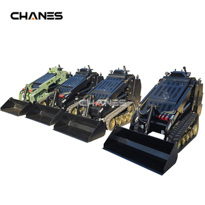 2025 giá rẻ Mini Skid chỉ đạo Bộ nạp để bán Mini Trung Quốc DIESEL Skid chỉ đạo Bánh Xe Tải truy loader với gốc cây grinter EPA - Product Image 4