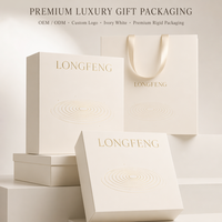 Coffret Cadeau de Luxe Personnalisé à Tiroir avec Fermeture Magnétique, en Matériaux Recyclés, Emballage de Marque avec Estampage à Chaud Argenté pour Usage Domestique