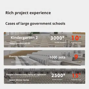 Sillas de iglesia de metal con asientos de auditorio personalizados al por mayor para iglesias de púlpito y cines para hoteles - Product Image 5