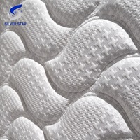 Tissu matelassé tricoté extensible et respirant au design moderne et populaire pour matelas