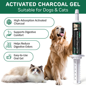 Worafy Gel di Carbone Attivo per Cani e Gatti, Antidiarreico, Anti-inquinamento, 30ml, con Vitamine e Minerali per l'Assorbimento delle Tossine - Product Image 2