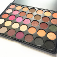 Palette de fards à paupières neutres 35C importée en gros, palette de maquillage à marque privée