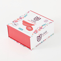 Boîte cadeau rigide rose à motifs floraux avec revêtement UV, impression offset, doublure en éponge, caractéristiques écologiques pour l'emballage de cosmétiques et de produits