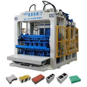 High Quality Tuff Tile Block Machine Fabrication De Brique Maker Equipment Maquina Bloquera For Supplier Fabrica Price