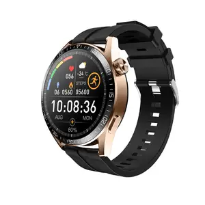 Tragbare Geräte Wasserdichte Gesundheits überwachung Intelligente runde Smartwatch Sport Smartwatches Herren Smartwatch GS3 max