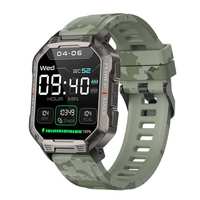 Montre intelligente robuste d'extérieur NX3 avec écran couleur de 1,83 pouce, prise en charge de la surveillance de la fréquence cardiaque, de la surveillance de la pression artérielle, bracelets de montre intelligente
