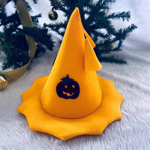 Sombrero <span class=keywords><strong>de</strong></span> calabaza <span class=keywords><strong>de</strong></span> Halloween Sombrero <span class=keywords><strong>de</strong></span> <span class=keywords><strong>bruja</strong></span> mago Decoraciones Accesorios <span class=keywords><strong>de</strong></span> disfraces para niños Sombreros para adultos para actuaciones Decoraciones <span class=keywords><strong>de</strong></span> fiesta - Product Image 1