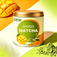 Fairir Mango Matcha Poeder, op bestelling gemaakte mango-matcha met aangepaste recepten, mango poeder, matcha poeder, natuurlijke bulk groothandel levering