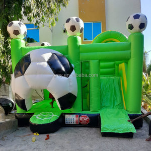 <span class=keywords><strong>Castillo</strong></span> Inflable con Tobogán Hpfburg, Temática Deportiva <span class=keywords><strong>de</strong></span> Fútbol, <span class=keywords><strong>Castillo</strong></span> Inflable Combinado con Tobogán para Niños - Product Image 1