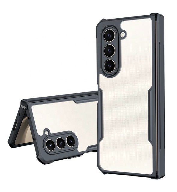 Xundd Case Shockproof for Samsung Galaxy Z Fold 7 With Glass Transparent Durable Fashion Cover for Samsung Z Fold 7 6 5 4 3