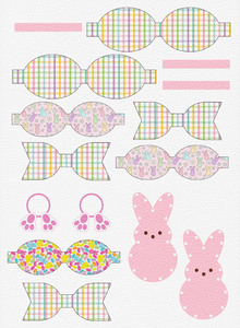 Decorazione in PVC Impermeabile Effetto Litchi da 1mm con Stampa Coniglio Pasquale, Uovo e Carota per Abbigliamento, Fiocchi, Divani, Borse, Feste e Festival - Product Image 5