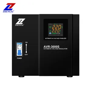 Hoge Kwaliteit 220V Stabilisator 3000va 3kva 2kw Eenfasige Automatische Spanningsregelaar Avr Voor Huishoudelijke Apparaten