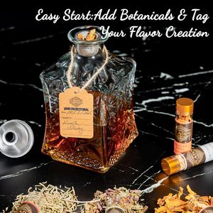 <span class=keywords><strong>Kit</strong></span> d'infusion d'alcool 12 herbes naturelles Whisky Tequila Vodka Gin <span class=keywords><strong>Rhum</strong></span> |   Spiritueux Aromatisés à Faire Soi-Même Portion Individuelle Bar à Domicile Cadeau |   Fabriqué - Product Image 3