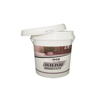 Seaux à peinture industriels 4L-1 PP personnalisés pour le revêtement au latex et l'emballage de la mastic de construction