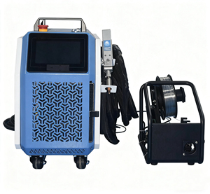 Machines de soudage laser portables avec alimentation en fil intégrée 1200W 1500W, refroidissement par air, pour métal, acier inoxydable, fibre - Product Image 2