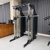 ZY Commercial Smith Machine Functional Trainer Dual Cable Crossover Power Rack Tout-en-un Équipement d'entraînement de force pour salle de sport
