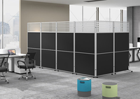 XTYDPW-048 diviseur d'écran pliable de mur de panneau de séparation mobile moderne de bureau matériel durable de MDF pour l'usage de bureau