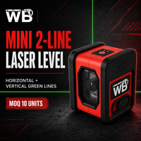 Mini niveau laser 2 lignes autonivelant, niveau laser croisé portable, outil de mesure pour la construction, vente en gros directe usine