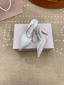 Zapatos de Tacón Alto Jimmy de Alta Calidad con Cadena de Diamantes en el Tobillo, Malla Transpirable que se Ajusta Perfectamente al Arco del Pie - Product Image 6