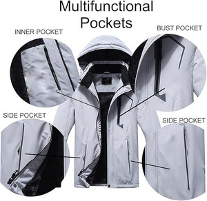 Xianghong Premium OEM <span class=keywords><strong>Veste</strong></span> <span class=keywords><strong>de</strong></span> <span class=keywords><strong>ski</strong></span> imperméable Sow <span class=keywords><strong>Veste</strong></span> d'hiver coupe-vent respirante chaude <span class=keywords><strong>Capuche</strong></span> <span class=keywords><strong>Veste</strong></span> à glissière pour le <span class=keywords><strong>ski</strong></span> en plein air - Product Image 5