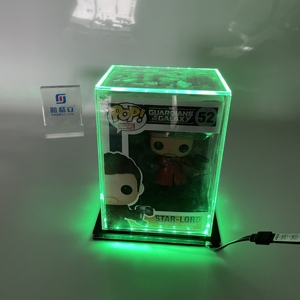 Nhà Máy Trực Tiếp 4Mm Dày Acrylic Vui Vẻ KO <span class=keywords><strong>Pop</strong></span> Hiển Thị Với Đèn <span class=keywords><strong>LED</strong></span> Không Thấm Nước Cho Người Lạ Những Điều Hình Bảo Vệ - Product Image 3