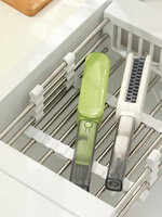 Brosse multifonctionnelle 2026 en gros pour le nettoyage des couteaux et de la vaisselle, brosse double face pour l'élimination de la saleté et le nettoyage des interstices